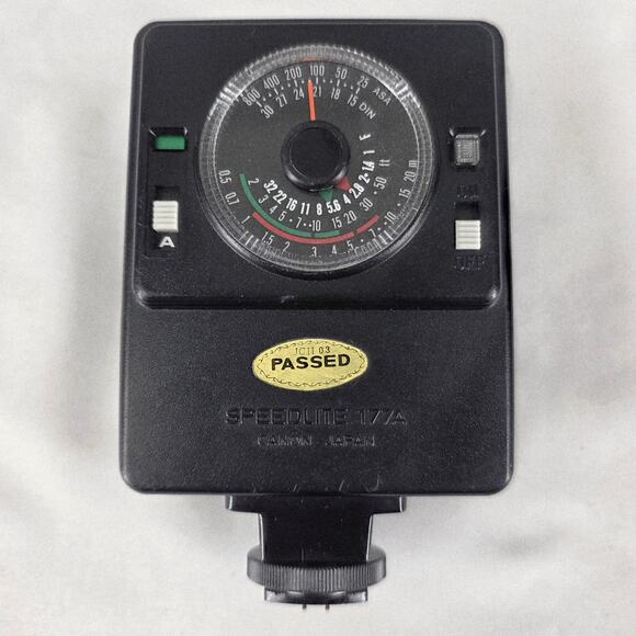 CANON SPEEDLITE 177A BLACK TTL FLASH FOR 35MM SLR FILM CAMERAS JAPAN - Picture 2 of 8